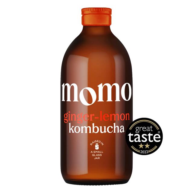 MOMO Kombucha Organic Ginger-Lemon