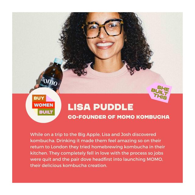 MOMO Kombucha Organic Ginger-Lemon thumbnail 6