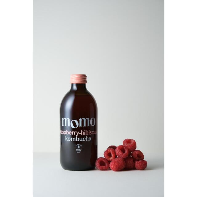 MOMO Kombucha Organic Raspberry Hibiscus thumbnail 2