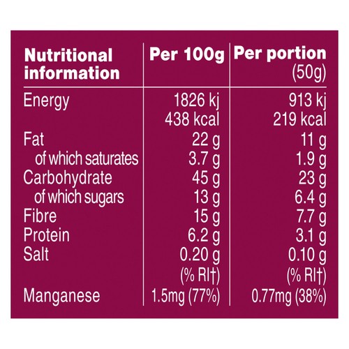 Graze Cherry Bakewell Oat Boosts Flapjack Snack thumbnail 3