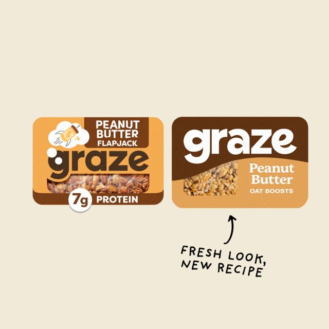 Graze Protein Peanut Butter Vegan Snacks With Oats thumbnail 5