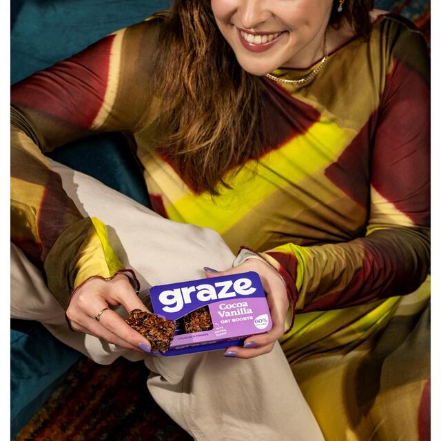 Graze Protein Cocoa Vanilla Vegan Snacks With Oats thumbnail 3