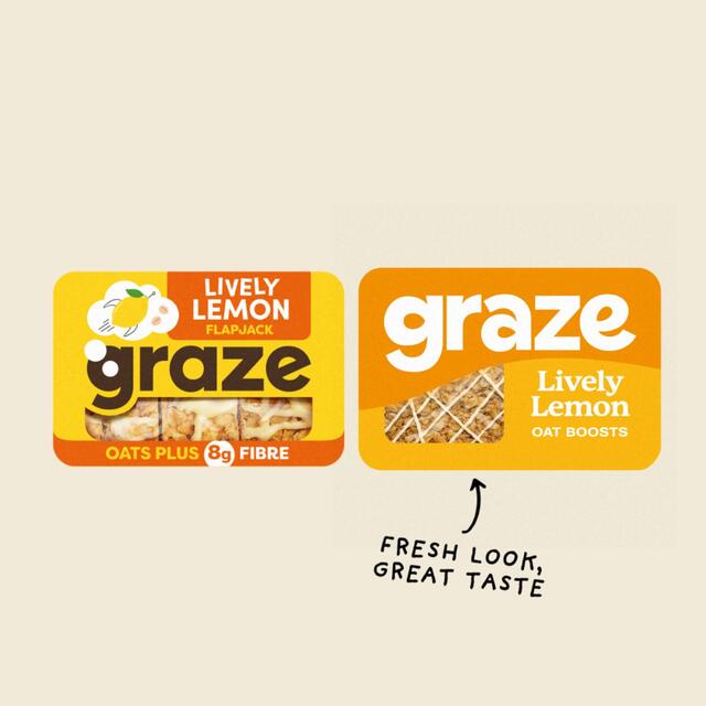 Graze Lively Lemon Snack Bars Wholegrain Oats thumbnail 5