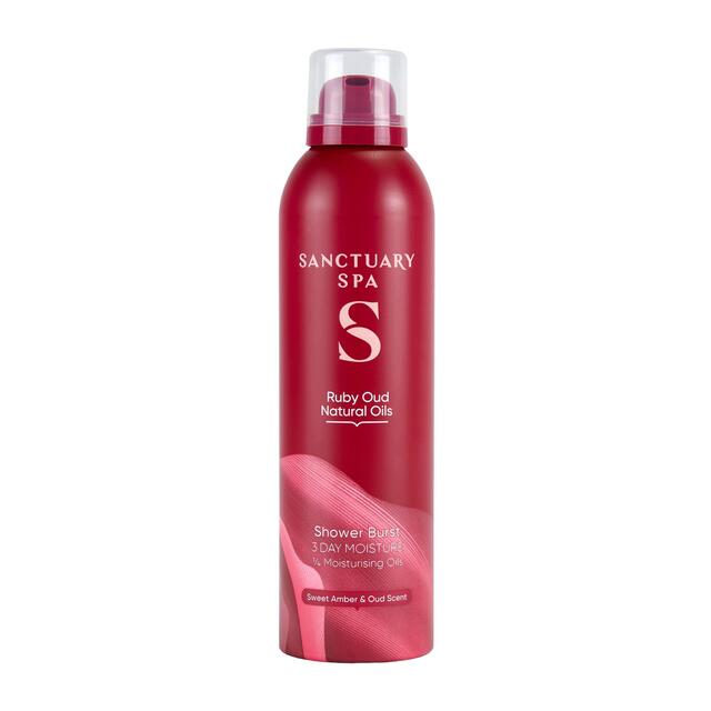 Sanctuary Spa Ruby Oud Natural Oils Shower Burst