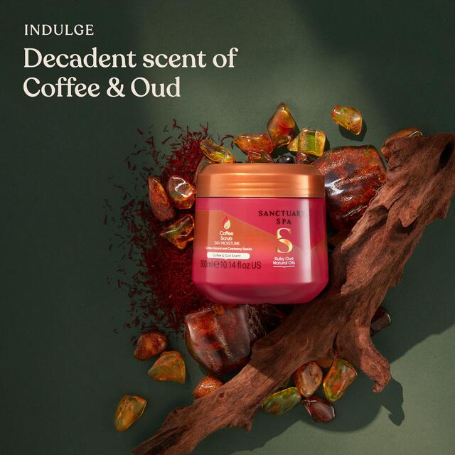 Sanctuary Spa Ruby Oud Natural Oils Coffee Scrub thumbnail 3