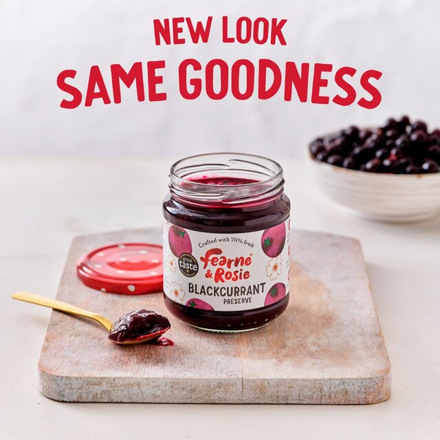 Fearne & Rosie Blackcurrant Jam 70% Fruit thumbnail 2