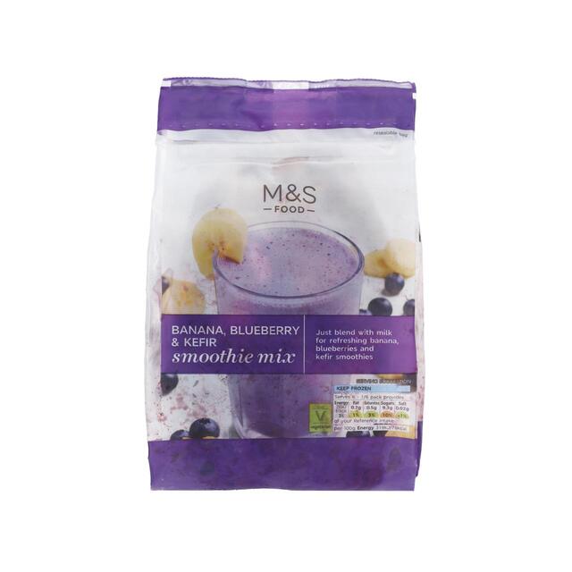 M&S Banana & Blueberry Kefir Smoothie Frozen