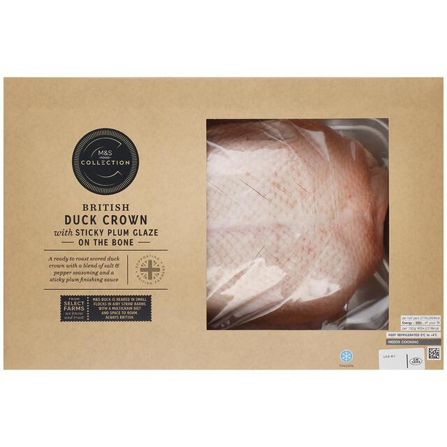 M&S Duck Crown with Sticky Plum Glaze