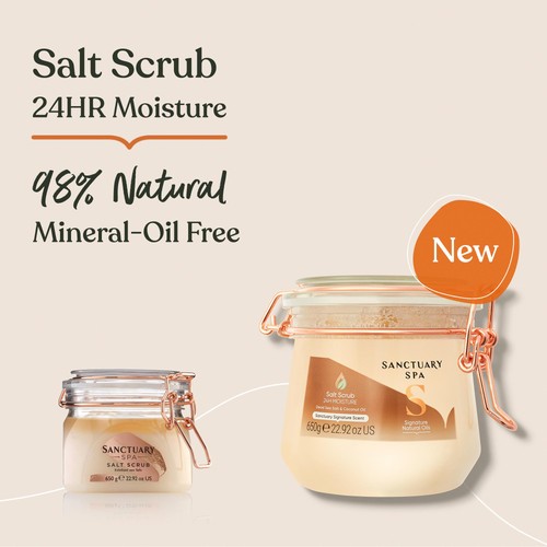 Sanctuary Spa Signature Natural Oils Salt Scrub thumbnail 3