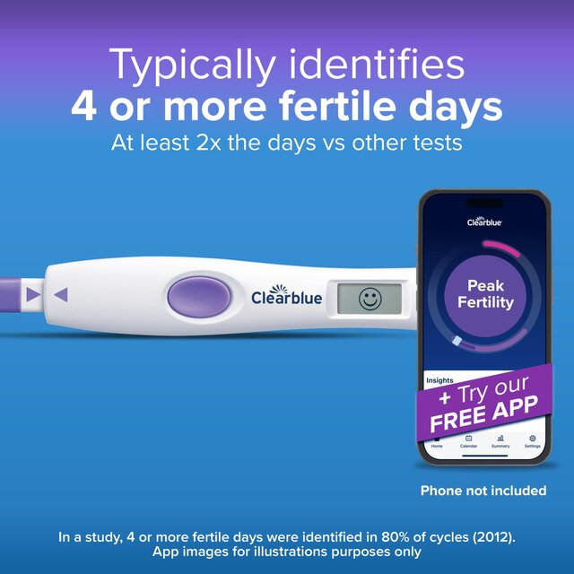 Clearblue Advanced Digital Ovulation Test Dual Hormone (20 per pack) thumbnail 3