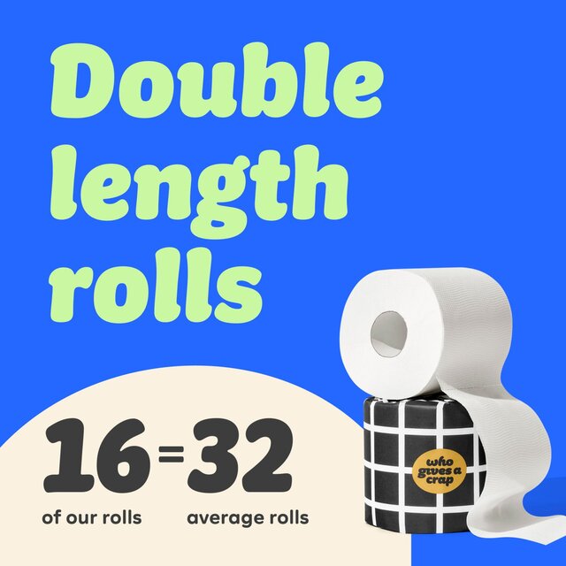 Who Gives A Crap Extra Soft Double Length Toilet Roll thumbnail 2