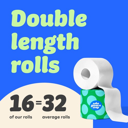 Who Gives A Crap Classic Soft Double Length Toilet Roll thumbnail 2