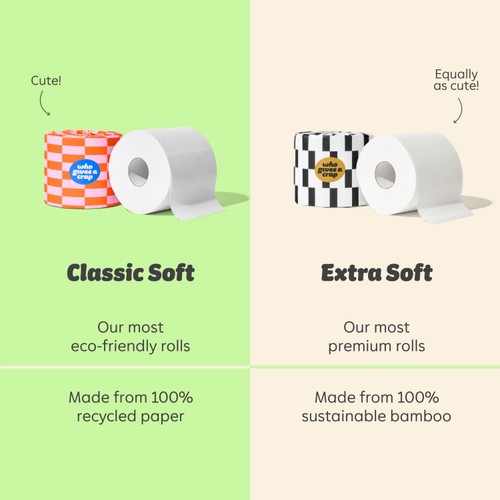 Who Gives A Crap Classic Soft Double Length Toilet Roll thumbnail 5