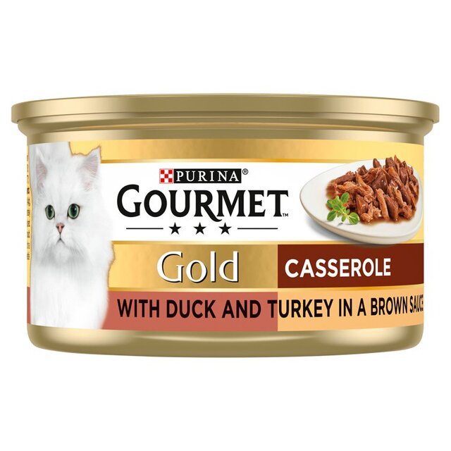 Gourmet Gold Casserole in Gravy Duck and Turkey Wet Cat Food