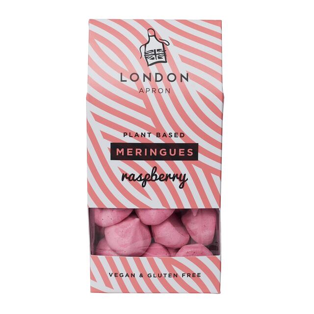 London Apron Raspberry Plant Based Meringues