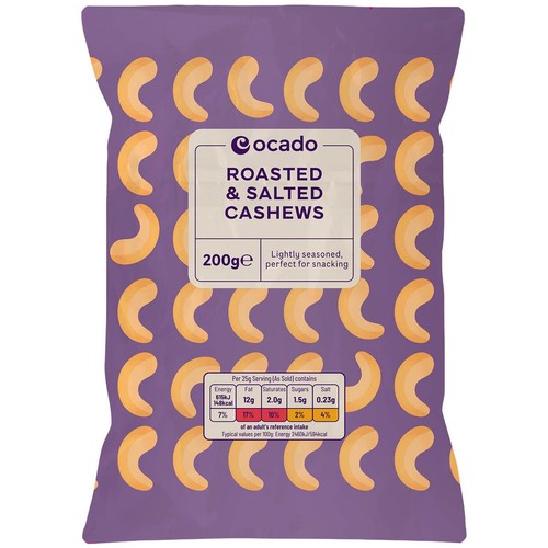 Ocado Roasted & Salted Cashews thumbnail 2