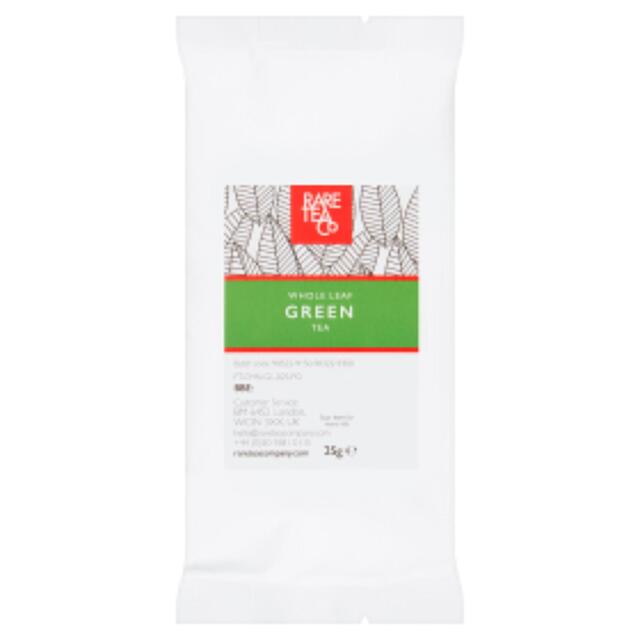 Rare Tea Company Green Whole Leaf.  refill pouch