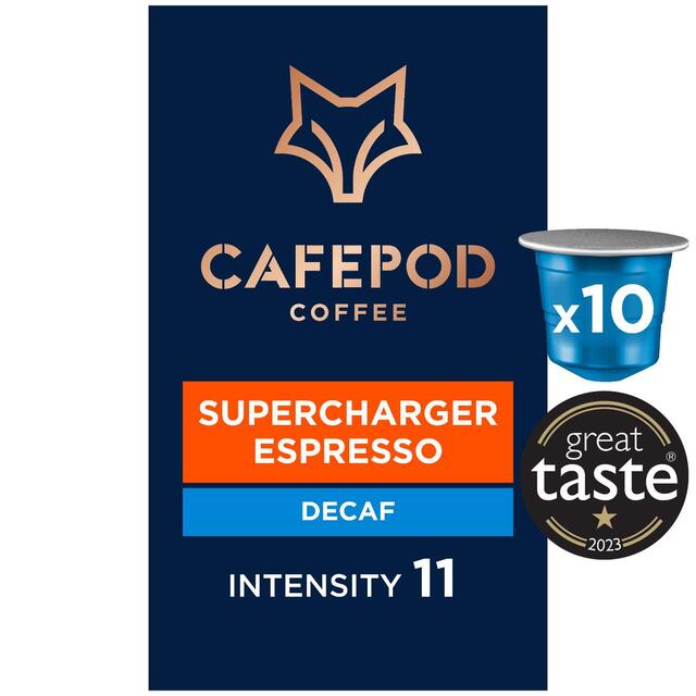 CafePod Decaf Supercharger Espresso Nespresso Compatible  Coffee Pods