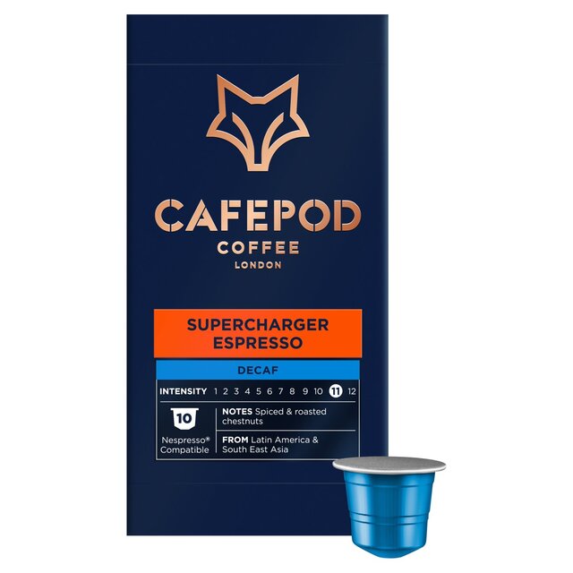 CafePod Decaf Supercharger Espresso Nespresso Compatible  Coffee Pods thumbnail 2