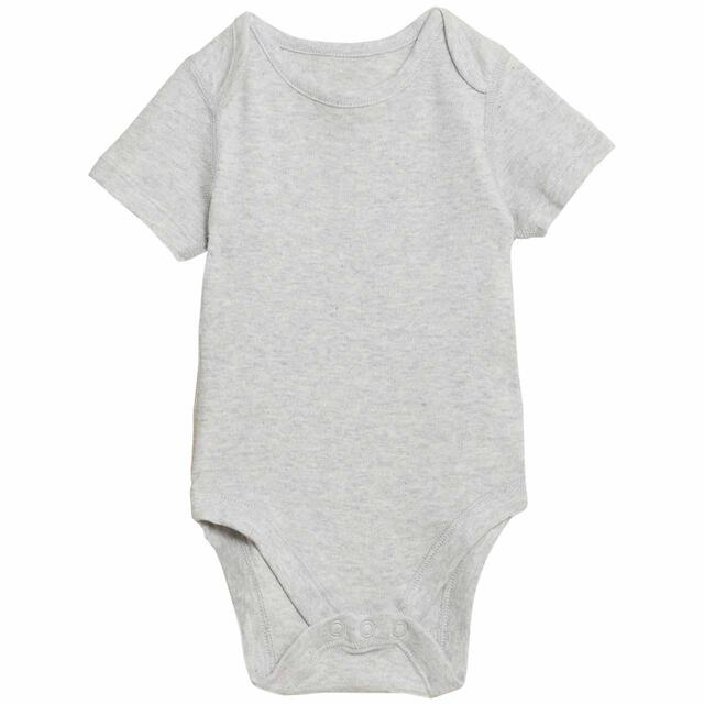 M&S 7pk Lion Bodysuits, Newborn-3 Y, Grey Mix thumbnail 5