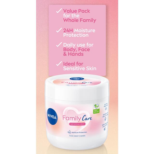 NIVEA Family Care Sensitive Moisturising Cream thumbnail 2