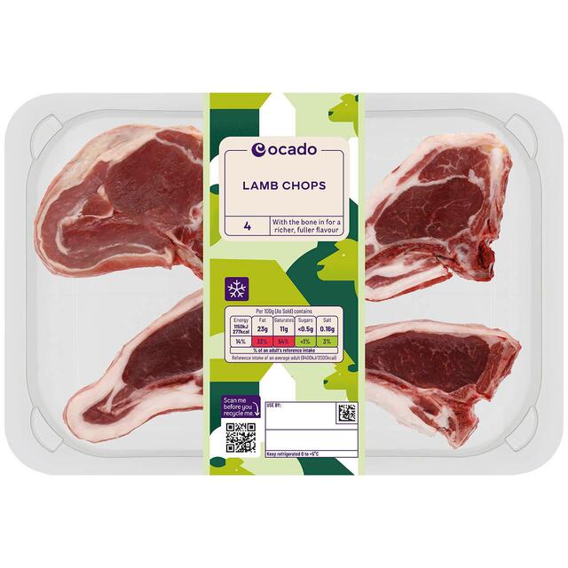 Ocado 4 Lamb Chops thumbnail 2