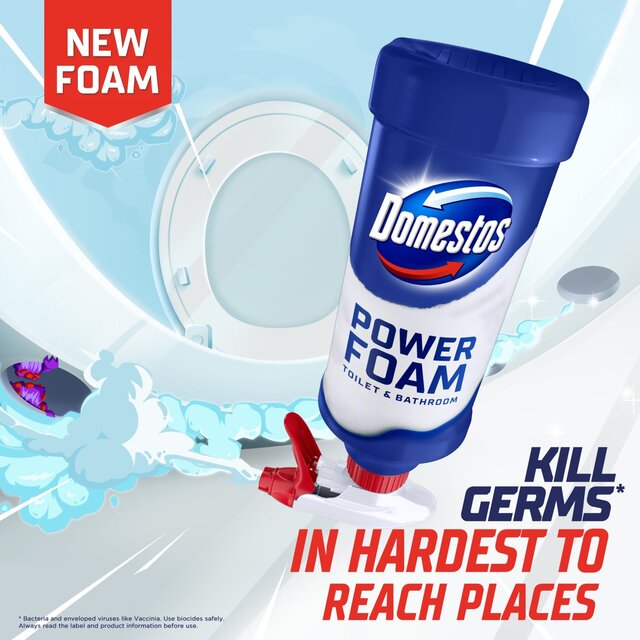 Domestos Power Foam Arctic Fresh Toilet Cleaner thumbnail 3
