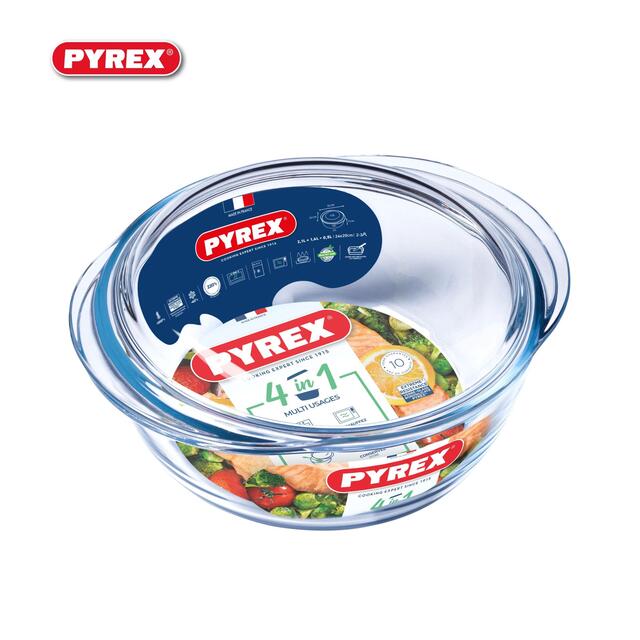 Pyrex Round Casserole 2.1L