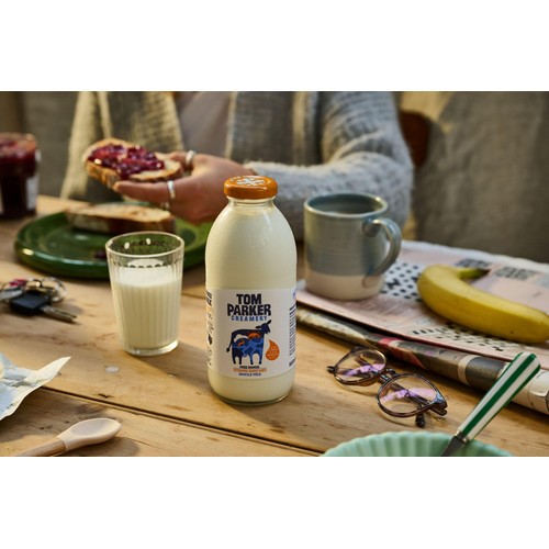Tom Parker Creamery Vitamin Enriched Whole Milk thumbnail 2