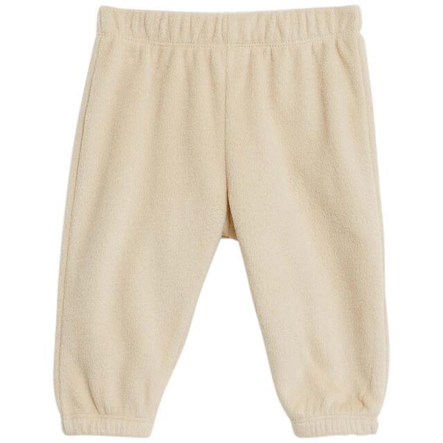 M&S Cotton Hooded Fleece Outfit, 0-3 Months, Beige thumbnail 4