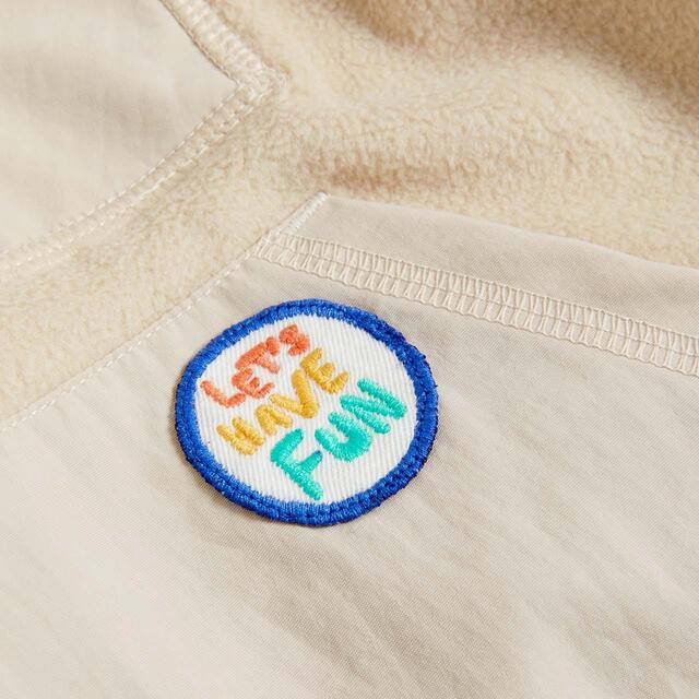 M&S Cotton Hooded Fleece Outfit, 0-3 Months, Beige thumbnail 5