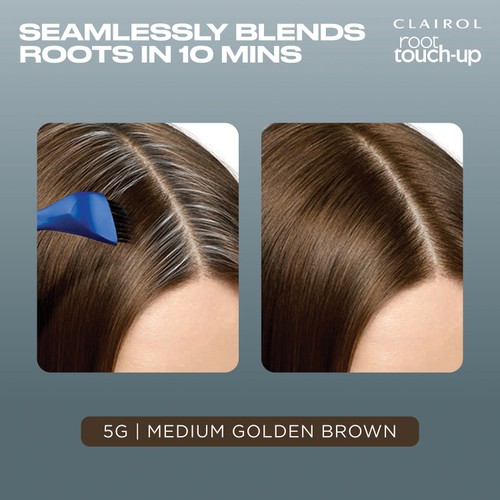 Clairol Root Touch-Up Hair Dye 5G Medium Golden Brown thumbnail 5