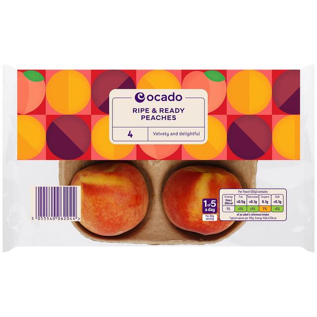 Ocado Ripe & Ready Peaches thumbnail 2