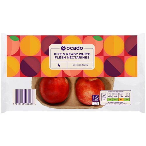 Ocado Ripe & Ready White Nectarines thumbnail 2