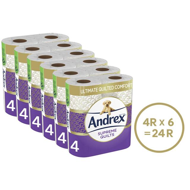 Andrex Supreme Quilts Toilet Roll