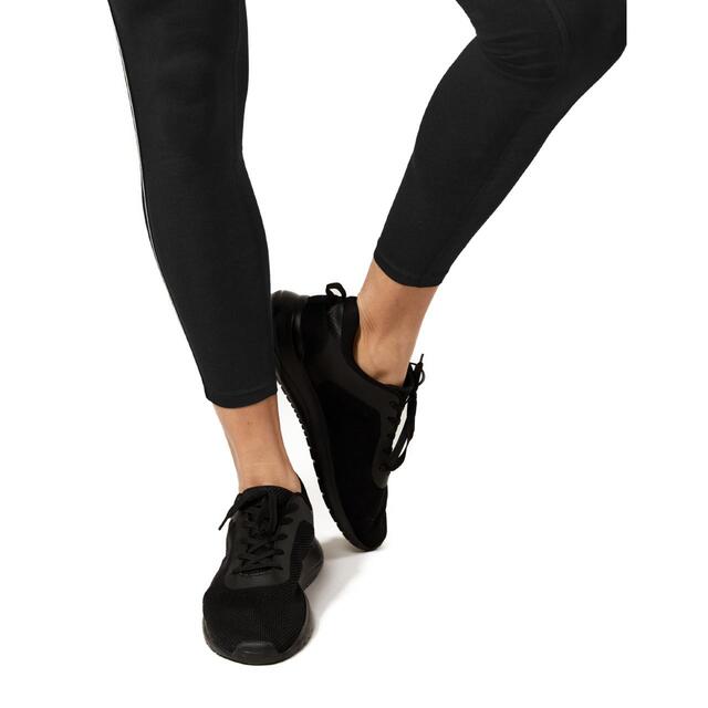 M&S Go Easy High Waisted Gym Leggings 8 Black thumbnail 3