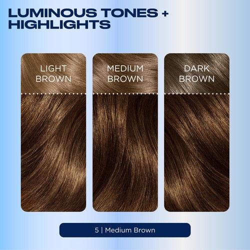 Clairol Nice'n Easy Hair Dye, 5 Medium Brown thumbnail 3