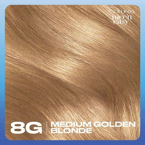 Clairol Nice'n Easy Hair Dye, 8G Medium Honey Blonde thumbnail 7