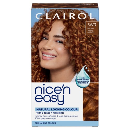 Clairol Nice'n Easy Hair Dye, 5WR Medium Warm Auburn