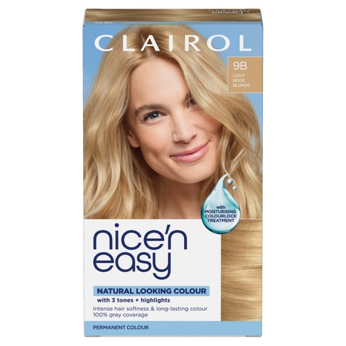 Clairol Nice'n Easy Hair Dye, 9B Light Beige Blonde
