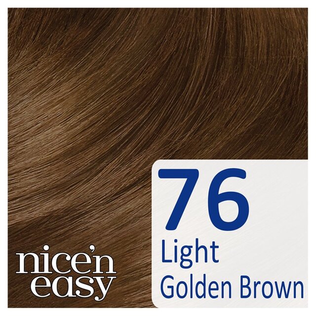 Clairol Nice'n Easy No Ammonia Hair Dye Light Golden Brown thumbnail 3