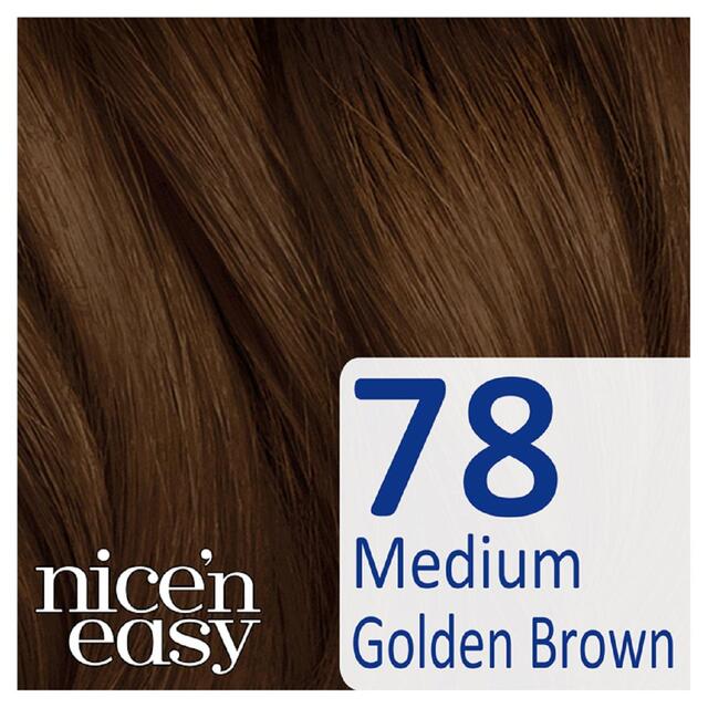 Clairol Nice'n Easy No Ammonia Hair Dye Medium Golden Brown thumbnail 3