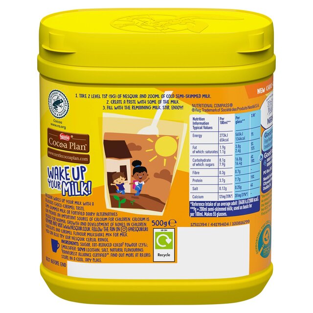 Nesquik Choco-Caramel Milkshake Powder Tub thumbnail 2