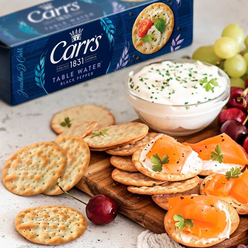 Carr's Table Water Cracked Black Pepper Crackers thumbnail 2