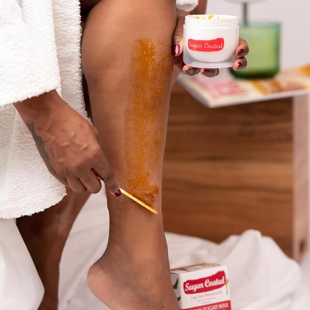 Sugar Coated Leg Hair Removal Kit With Rosehip thumbnail 4