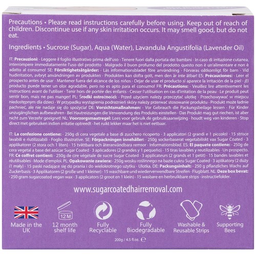 Sugar Coated Facial Hair Removal Kit With Lavender Essential Oil thumbnail 5