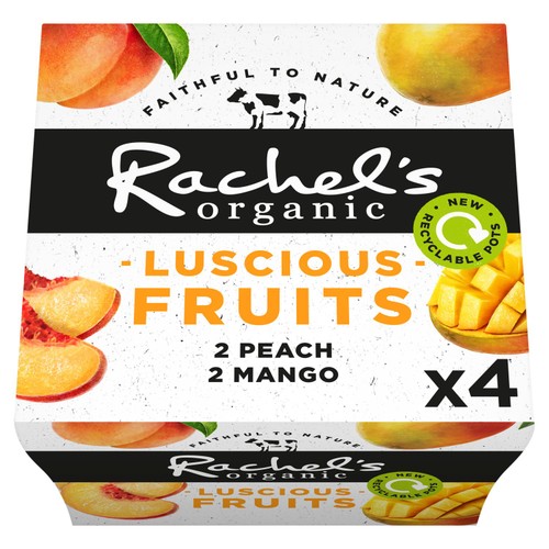 Rachel's Organic Luscious Fruits Peach & Mango thumbnail 2