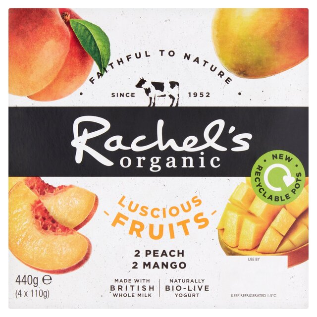 Rachel's Organic Luscious Fruits Peach & Mango thumbnail 3