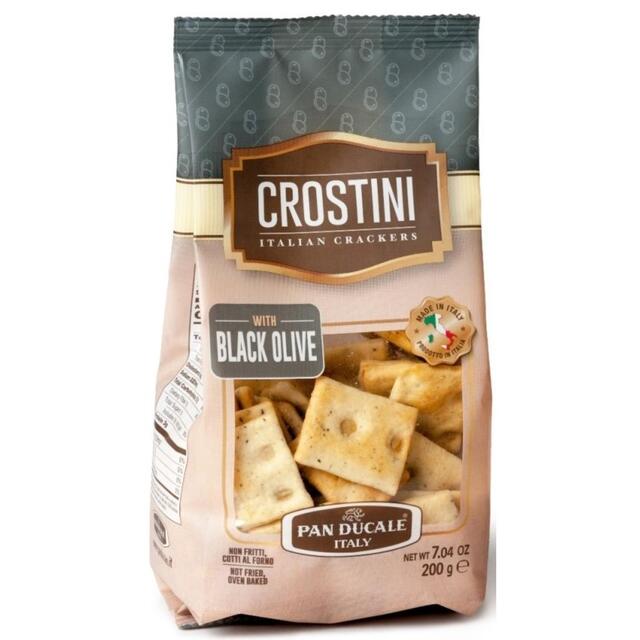 Pan Ducale Crostini With Black Olive