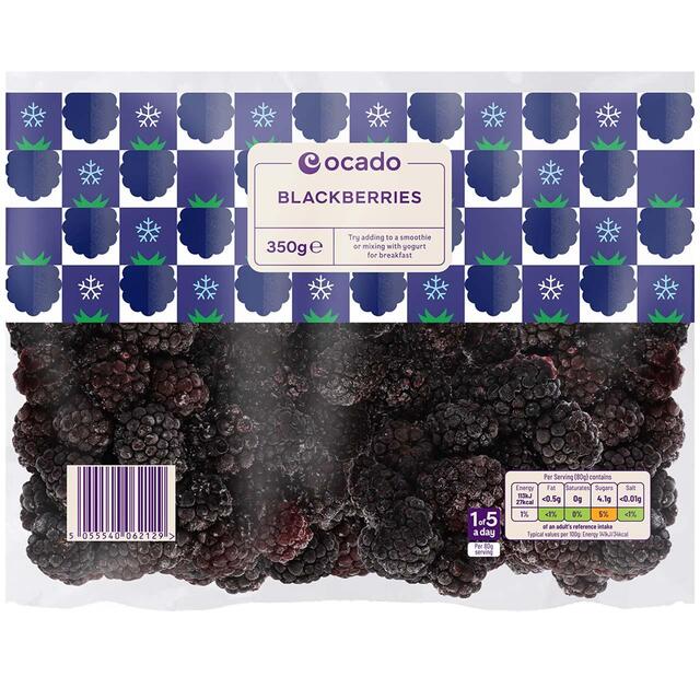 Ocado Frozen Blackberries thumbnail 2